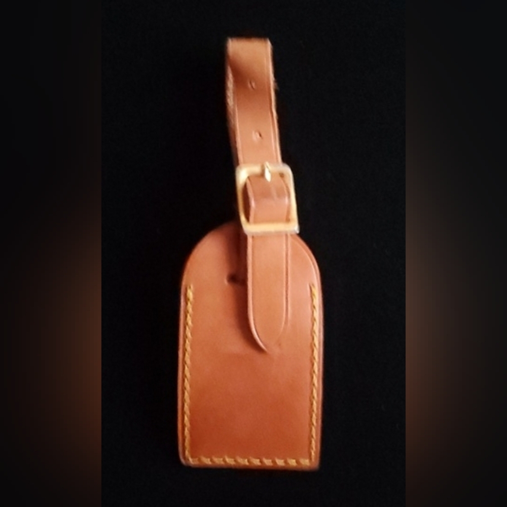 Louis Vuitton Leather Luggage Tag - Picture 4 of 13